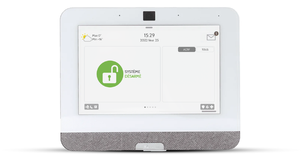 Smart home security control panel