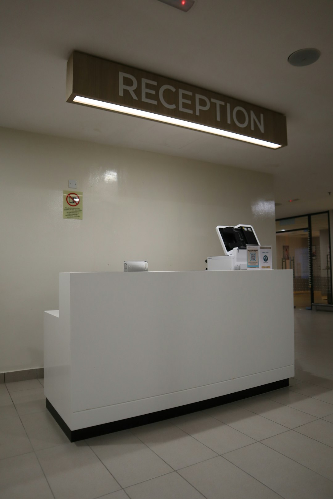 Medical clinic examination room